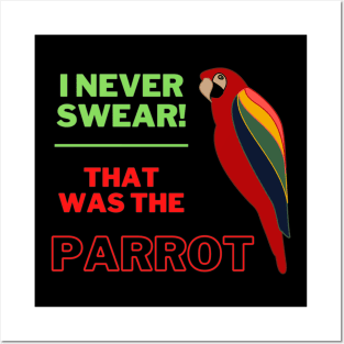 Funny Parrot design - Parrot lover Posters and Art